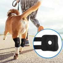 Dog Knee Brace Support Protector Hock Joint Bandage Pet Leg Injury Recovery Orthopedic Pad S brown