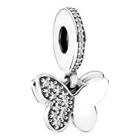 Pandora Dancing Butterfly Pendant Charm for Women 791844CZ sidabras