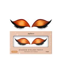 1 Pair Lazy Eye Shadow Eyelash Patch, Lazy Eye Makeup Portable False Eyelash Sticker oranžinė