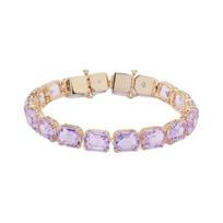 Swarovski Millenia series full circle design crystal gold-plated bracelet women's purple 5720487 auksas