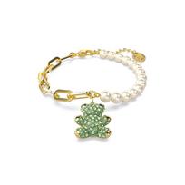 Swarovski Inlaid bear design Teddy bracelet women's green 5669167 žalia