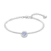 Swarovski Sparkling Dance Beating Heart Beating Crystal Rhodium Plated Bracelet Women's Blue 5515385 mėlyna
