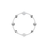 Swarovski REMIX COLLECTION STRAND Bracelet Women's Silver S sidabras