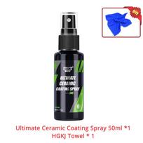 S6 Ceramic Car Coating Paint Care 50/100/300ml Polishing Paste Nano Products Hydrophobic Quick Coat Liquid Wax Kit 50ml Towel