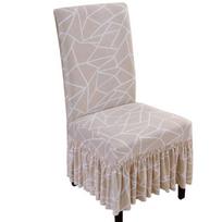 Stretch Spandex Dining Chair Cover Protectors Super Fit Banquet Chair Seat Slipcovers for Hotel and Wedding Ceremony chair skirt 1 piece