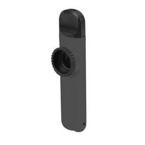 Kazoo Flute ABS Flute Musical Wind Instrument with Diaphragm for Playing Performance Black juoda
