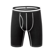 1 vnt. vyriški medvilniniai apatiniai patogūs bokseriai šortai trumpikės sportiniai ilgaauliai apatiniai plius dydis M L XL 2XL 3XL 4XL 5XL 6XL M juoda