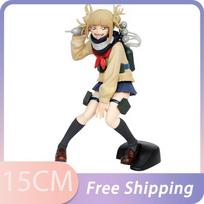 My Hero Academia Anime Character Peripheral Himiko Toga Cute Uniform Battle Version Figure Desktop Ornaments Model Toy Gift no box