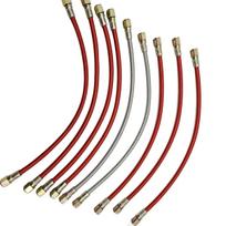 3/8  Silvery Mold oil temperature machine tube, high temperature resistant PTFE tube, stainless steel braided tube 3/8“ 0.3M Length