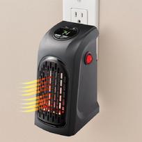 Kompaktiškas šildytuvas biurui ir namams – HandyHeater Mini U.S. regulations juoda