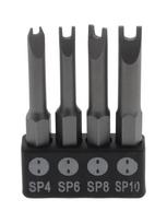 4/5 Pcs Screwdriver Bit 50mm Length 6.35mm handle Thiangle
