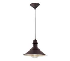 Brilagi - pakabinamas šviestuvas su laidu FORGE 1xE27/60W/230V skersmuo 22 cm rudas