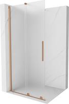 Mexen Velar stumdomoji dušo sienelė Walk-in 90 x 200 cm, šerkšnas 8 mm, šlifuota varis - 871-090-000-33-65, 90 x 200 cm