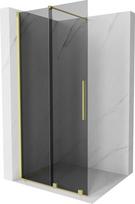 Mexen Velar stumdomoji dušo sienelė Walk-in 120 x 200 cm, grafitas 8 mm, auksinė šlifuota - 871-120-000-43-55, 120 x 200 cm