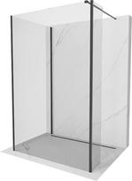 Mexen Kioto dušo sienelė Walk-in 120 x 80 x 40 cm, permatoma, juoda - 800-120-080-221-70-00-040