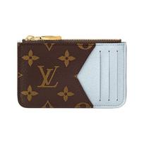 Louis Vuitton Romy Card Holder Monogram Canvas Zipper Wallet Women Wallet Light-Blue M83602 Box(Basic Set+Box)