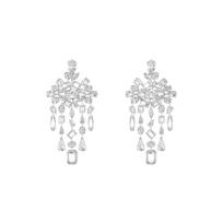 Swarovski Gema Auskarai Moteriški Sidabriniai F sidabras