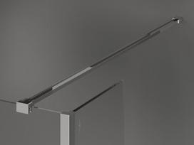 Mexen Kioto dušo sienelė Walk-in 110 x 70 x 40 cm, skaidrus, chromas - 800-110-070-221-01-00-040