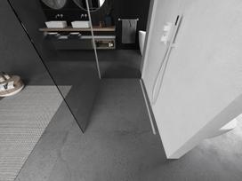 Mexen Kioto dušo sienelė Walk-in 95 x 90 cm, skaidri, balta - 800-095-212-20-00-090