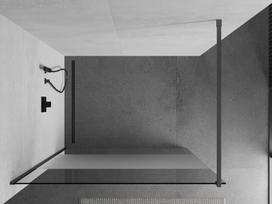 Mexen Kioto dušo sienelė Walk-in 80 x 200 cm, permatomas/matinis 8 mm, metalgun - 800-080-101-95-35