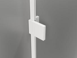 Mexen Lunar L Dušo sienelė Walk-in dešinė 120 x 200 cm, skaidri 8 mm, balta - 830L-120-000-20-00-P
