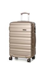 Didelis kelioninis lagaminas Airtex 93 L, šampano spalvos, 628/L