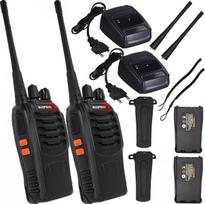 Racija Baofeng BF-888S PMR (2 vnt.) 5W, iki 8 km, su ausinukais