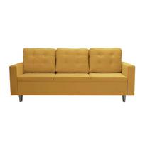 Trivietė sofa-lova su miegojimo funkcija Guest, geltona