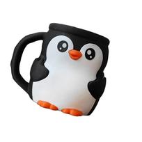 Leakproof Penguins Ice Cream Pint Holder with Antifreeze Handle Reusable Ice Cream Container Popsicles Holders Enduring
