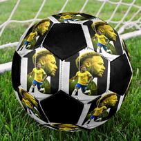 1pc Neymar Jr Soccer Ball Size 5 Indoor Soccer Ball Fashion Colorful Backyard Game - Great For Sports Fans Gift HE35
