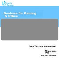Lingshe Mouse Pad 800*300*3mm FPS Gaming Special Extra Large Precision Edge-Locked E-Sports Mouse Pad Desk Mat CSGO Phantom Gray