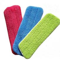 Microfiber Flat Mop Replacement Cloth Spray Mop Head Full of Stars Velcro Cloth Cover violetinė