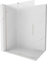 Mexen Velar stumdomoji dušo sienelė Walk-in 130 x 200 cm, matinė 8 mm, šlifuotas nikelis - 871-130-000-33-97