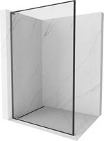 Mexen Kioto L dušo sienelė Walk-in 90 x 200 cm, juodas rėmas, gun metal - 800-090-103-95-70