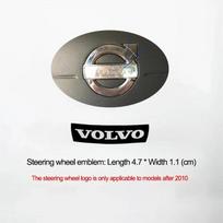 hzpwl0 For Volvo EX90 V60 V40 XC90 S60 XC60 V50 V70 S90 XC40 S80 T6  ABS Car Steering Wheel Emblem Sticker Decoration Accessories