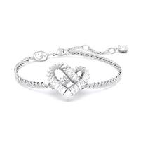 Swarovski Matrix heart-shaped fashionable, versatile and exquisite bracelet for women, silver 5648299 sidabras