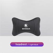BBIB4 Car Seat Headrest Neck Pillow Interior For Skoda Octavia Superb Rapid Kodiaq Karoq Fabia Kamiq Yeti Scala Citigo Vision RS Enyaq
