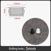 50/100pcs Hole Plugs 5/6/8/10/12/13/14/16/19/20/22/25/28/30/32mm Nylon Snap-on Dust Cover Tube Round Cap Decor Protect Furniture