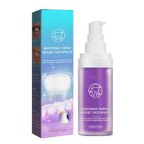 30ml Dental Remove Plaque Stains Care Toothpaste Tooth Purple Toothpaste Oral Cleaning for Adult Teeth Whitening Care 1pc