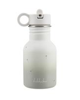 Vaikiškas buteliukas KikkaBoo Mini buteliukas 350 ml Flora Sand su paslėptu šiaudeliu, nepralaidus skysčiui