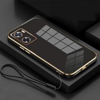 Reno 11 Case OPPO A17 A16 A9 A5 A15 A16S A36 A52 A5 A9 A58 A53 A57 A78 A93 Reno7 prabangus kvadratinis padengimas smūgiams atsparus galinis dangtelis OPPO Reno11Pro juoda