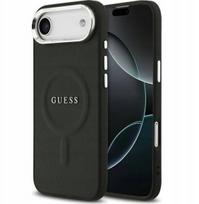 „Guess“ „Apple iPhone Air“ PU „Saffiano MagSafe“ dėklas, juodas