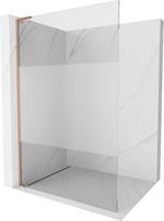 Mexen Kioto L dušo sienelė Walk-in 120 x 200 cm, skaidri/šerkšno, šlifuota varis - 800-120-103-65-35, 120 x 200