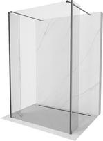 Mexen Kioto laisvai stovinti dušo sienelė 150 x 30 x 30 cm, permatoma, šepečiu nugludinta pilkai - 800-150-030-222-66-00-030, Mexen Kioto laisvai stovinti dušo sienelė 150 x 30 x 30 cm, permatoma, šepečiu nugludinta pilkai - 800-150-030-222-66-00-030