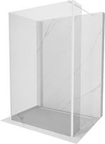 Mexen Kioto dušo sienelė Walk-in 100 x 75 x 40 cm, permatoma, balta - 800-100-075-221-20-00-040