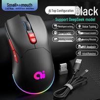 OLOEY AI Išmanioji Balso 3 Režimų Bluetooth Pelė juoda spalva