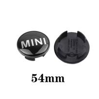 4pcs 54mm Mini Car Wheel Hub Center Caps Rim Cover Badge Emblem For Mini Works Cooper F54 F55 F56 F57 F60 R50 R52 R53 R55 R56R57