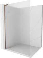 Mexen Kioto L sienelė dušui Walk-in 80 x 200 cm, dryžiai, rožinis auksas - 800-080-103-60-09, 80 x 200 cm