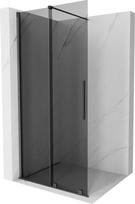 Mexen Velar stumdoma dušo sienelė Walk-in 120 x 200 cm, grafitas 8 mm, šlifuota pilka spalva - 871-120-000-43-66