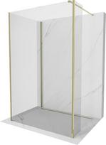 Mexen Kioto dušo sienelė Walk-in 125 x 120 x 30 cm, skaidri, aukso spalvos - 800-125-120-221-50-00-030